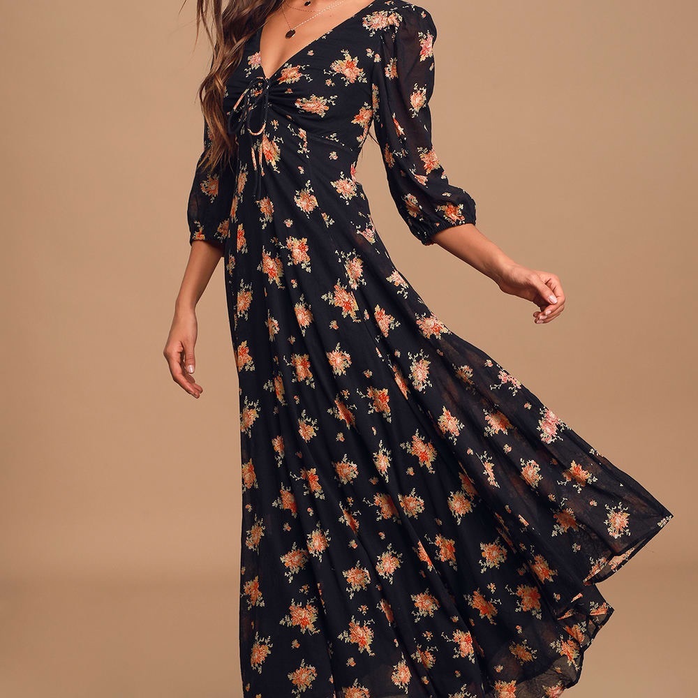 Free People Sea Glass Maxi Dress